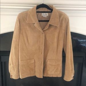 Live a Little suede leather jacket XL